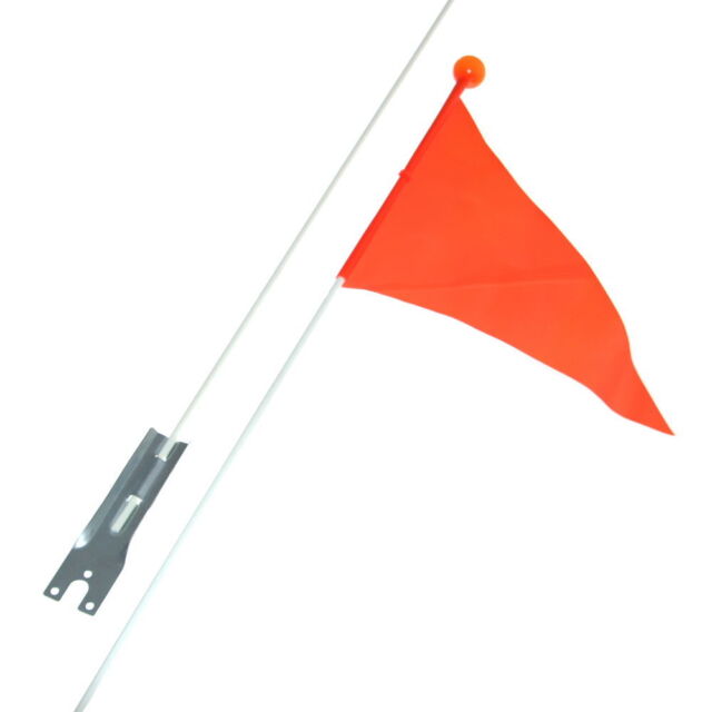 1 Kinderfahrrad Sicherheitswimpel Fahne Wimpel Fähnchen Orange Wackelfahne NEU