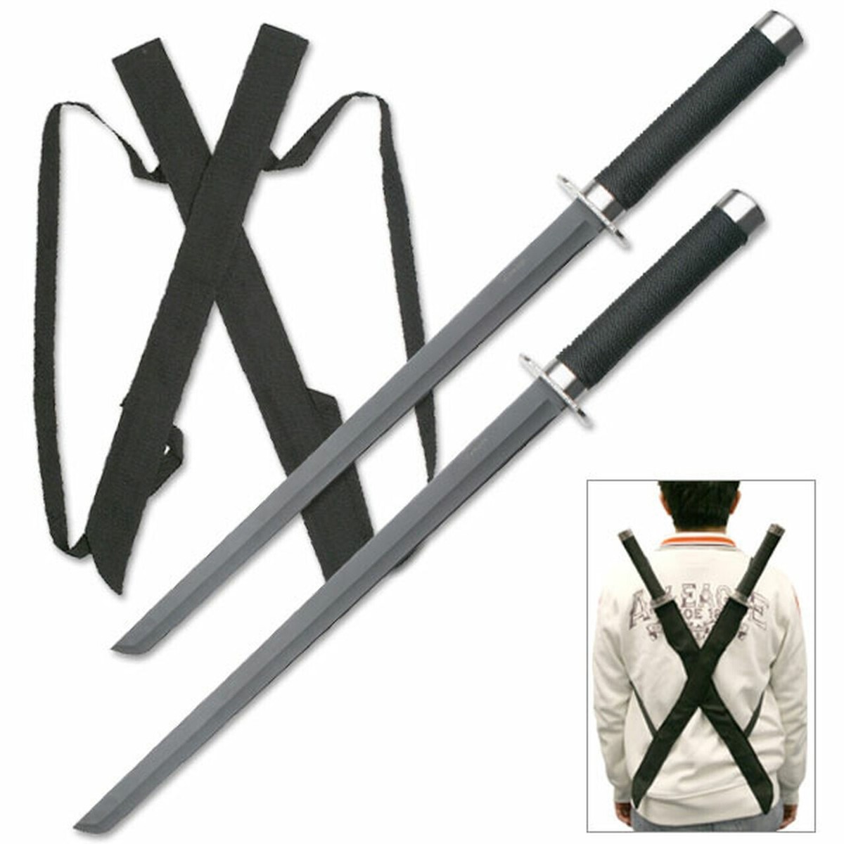 26寸ロングタンクT10焼刃ダークナイトサムライ 刀装具 日本刀 模造刀 居合刀 New 26