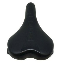BIOAKTIVE ELBA ELASTOMER UNISEX PADDED BIO FOAM SADDLE 275mm x 165mm BLACK 