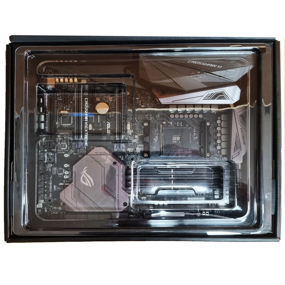 ASUS ROG Crosshair VI Extreme AMD X370 Sockel AM4 E-ATX Mainboard (90MB0UD0-M0E) - Bild 3 von 4