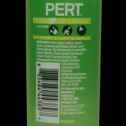 MINI Pert Classic Clean 2in1 SHAMPOO & CONDITIONER Normal Hair 1.7 fl oz Travel - Picture 22 of 24