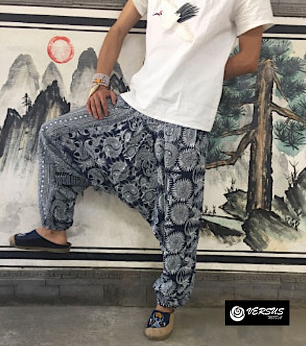 Pantaloni Uomo Harem Alla Turca Stampa Etnica Man Trousers Harem Pants  PAMAN10 | eBay