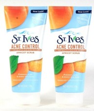2 St Ives 6 Oz Acne Control Oil Free Salicylic Acid 2 Medication Apricot Scrub