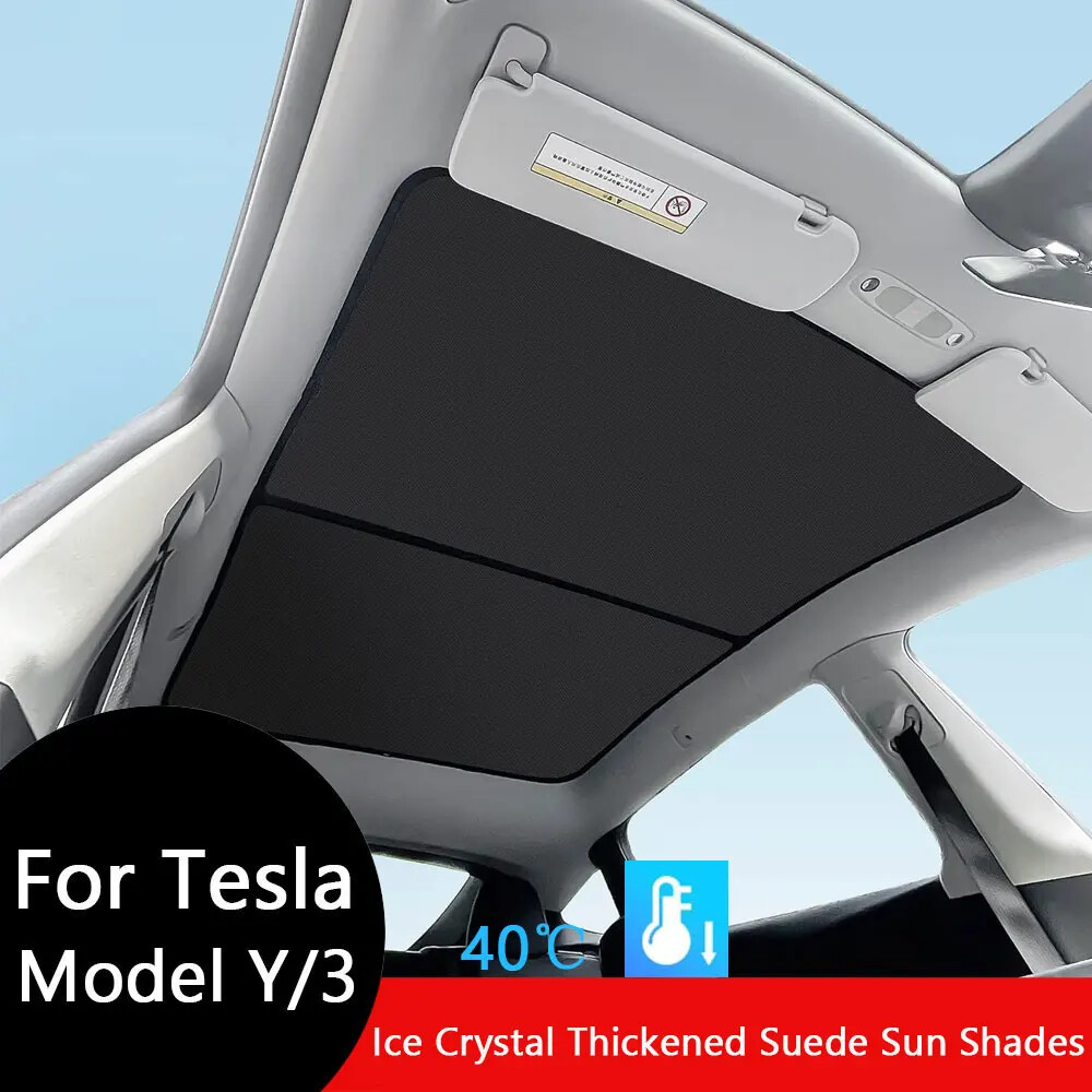 Sunshade Kits For Tesla Model 3 Y S X Sunroof Glass Front Rear Skylight Shade UK