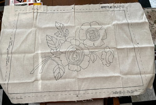 Phentex 1970 VTG Punch Needle Rug Pattern Kit No 322 Granny Chic 24x36 in. - Picture 7 of 13