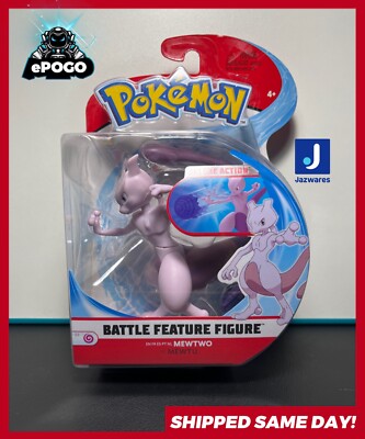 Pokemon Battle Feature Figure Mewtwo Toy Gift Jazwares Pokémon New In  Box!