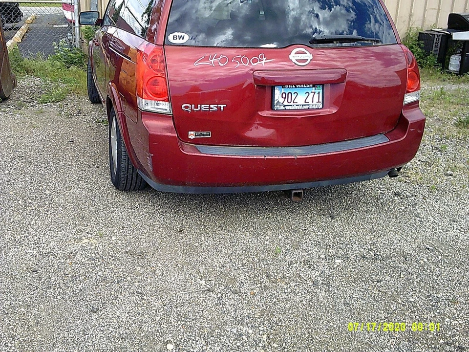 NISSAN QUEST Engine (3.5L, VIN B, 4th digit, VQ35DE), (AT), 4 speed, Base 05 0 - Image 3 of 3