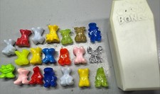 Vintage 90's Gogos Crazy Bones Lot Of 20 With White Coffin
