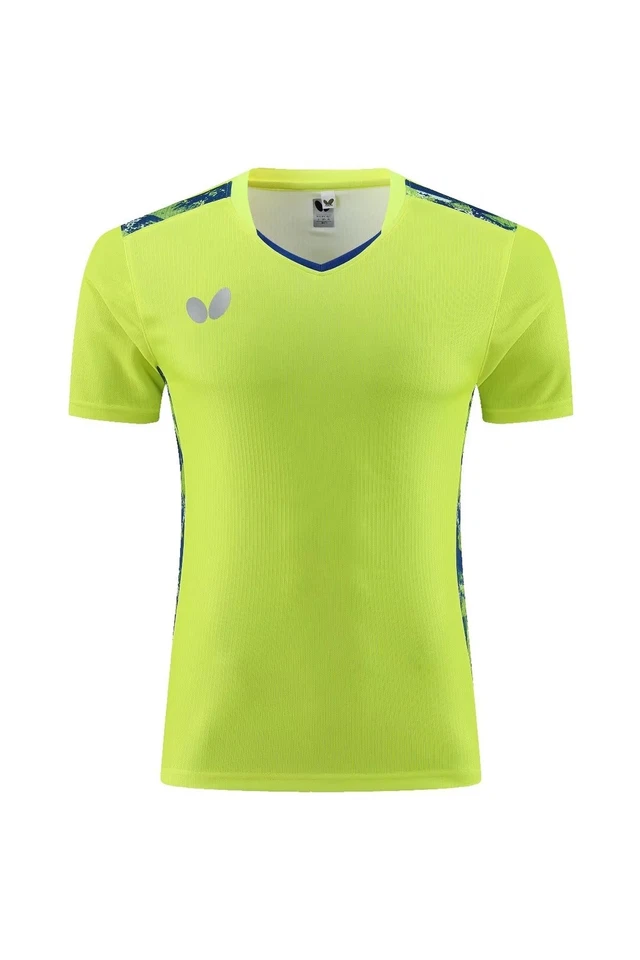 Adult Kid Butterfly Sports Short Sleeve Tops Tennis Clothes Badminton Wear T - Image 3 of 3
