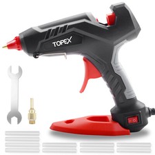 TOPEX 100W  Hot Melt Glue Gun Electric Heating Craft with 10 Glue Sticks 240V