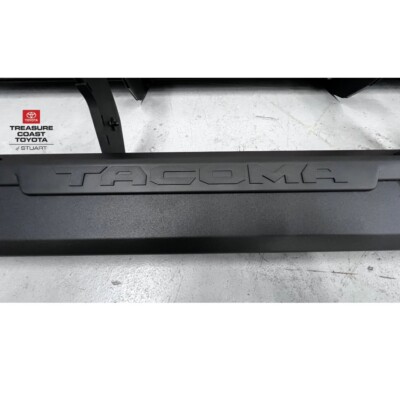 NEW OEM 2025 TOYOTA TACOMA D-CAB BLACK RUNNING BOARDS PT938-35240