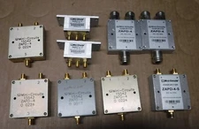 MINI-CIRCUITS  RF DEVICES. LOT OF 9 ASSORTED   FREE SHIPPING 