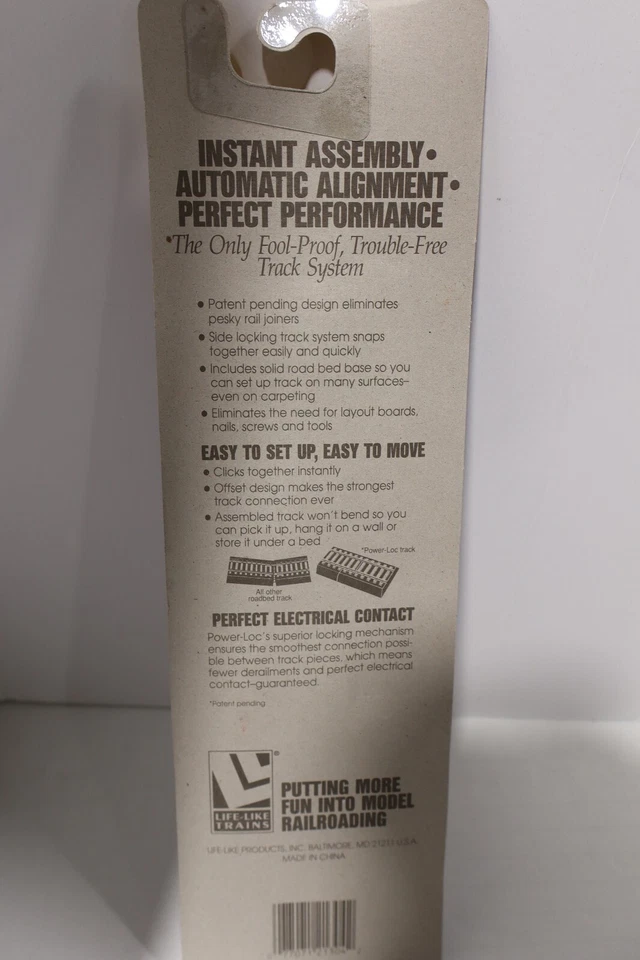 Life-Like Trains HO Curved Terminal Rerailer Power-Loc #21304 New - Image 2 of 2