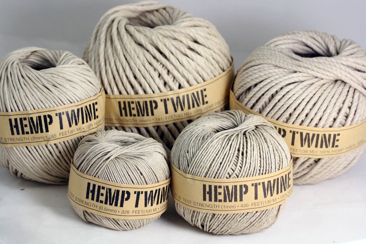 HEMP Cord ,Natural Hemp Twine ,Available in Size's 2MM