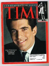 VINTAGE 1999 TIME COMMEMORATIVE ISSUE JOHN KENNEDY JR DEATH