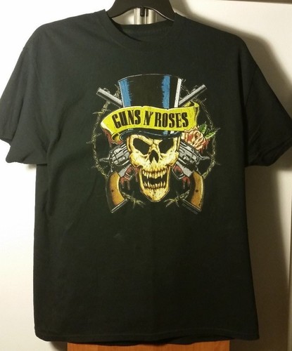 Guns N Roses T Shirt Get In The Ring AXL Rose Slash Duff distressed style XL