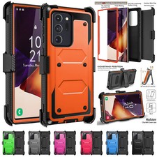 For Samsung Galaxy Note 20/Note 20 Ultra Case Dual Layer Phone Cover / Belt Clip