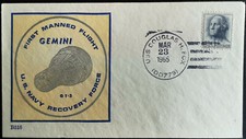 Gemini GT-3 Recovery USS Douglas H. Fox (DD779) Grissom Young Beck B516 23MAr65