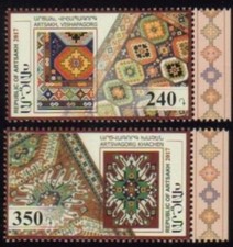 Nagorno Karabakh (Armenia) #142-143,  Carpets, set of 2