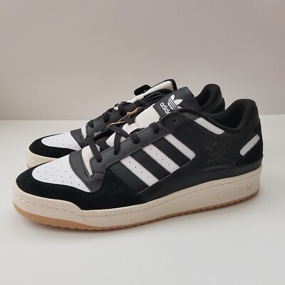 NEW Adidas Men's Size 13 Originals Forum Low Classic Shoes 'Black White' ID6857