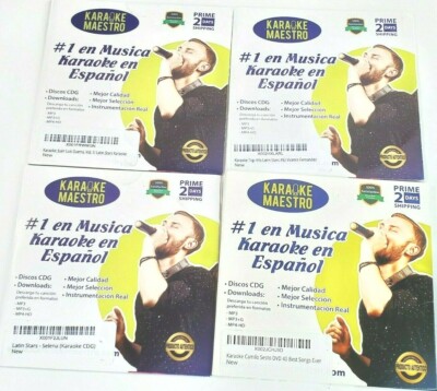 KARAOKE MAESTRO 4-Disc Variety Bundle + BONUS Shakira VOL. 3 CD+G