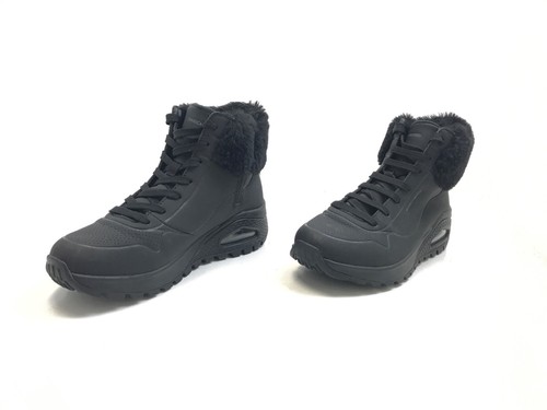 Skechers Uno Rugged Ladies Lace Up Trainers Casual Comfort Size 37.5 (UK 4.5)