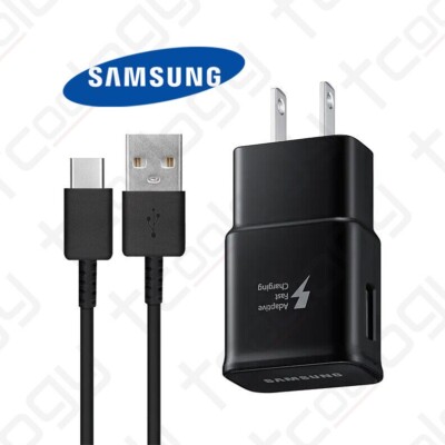 Samsung Genuine Fast OEM Wall Charger +Type C Cable USB TA200/TA20JWE
