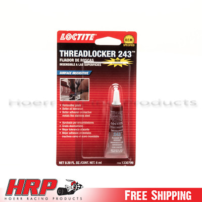 Loctite 1330799 Oil Resistant Threadlocker Tube-Blue (243) 6 ml.