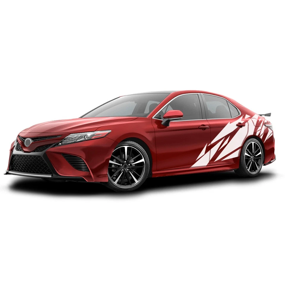 Calcomanía adhesiva gráfica geométrica trasera compatible con Toyota Camry Foto 3 de 3