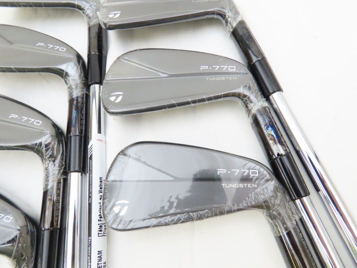New TaylorMade P770 Phantom Black Iron Set 4-PW DG 105 S300 Stiff 