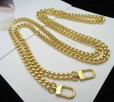 Replacement Metal Purse Chain Strap Shoulder Crossbody Handbag Bag 120cm GOLD