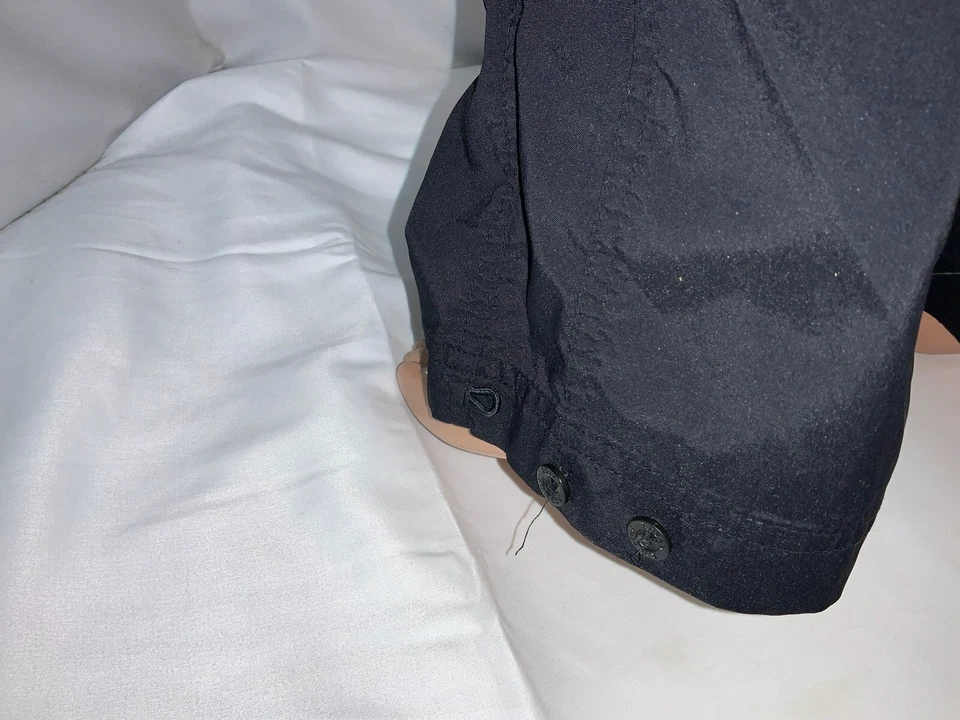 Royal Robbins Hiking Pants Sz 12 Black Nylon Lycra Straight 32” Insm YGI L1-444 - Imagem 4 de 4
