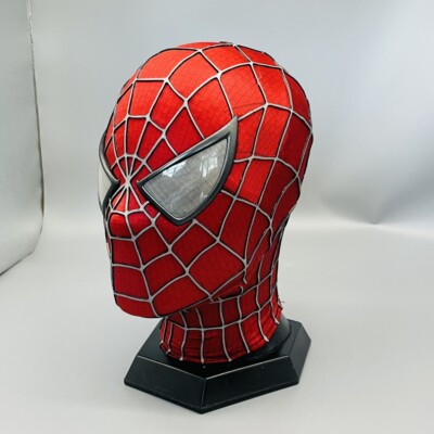 1:1 Handmade Top Quality SPIDER-MAN Tobby Cosplay Mask Helmet 3D