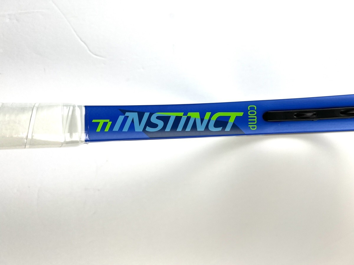 Raquette De Tennis HEAD Instinct Comp, Tamis 105, Manche 4 1/8, Bleu/blanc, état D'usage