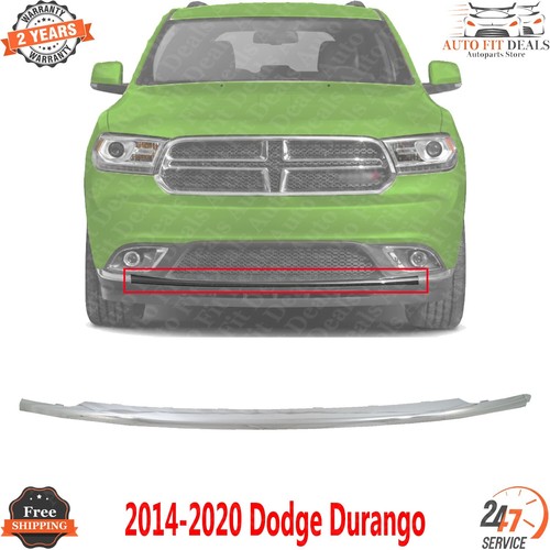Front Bumper Molding Center Applique Chrome For 20142020 Dodge Durango