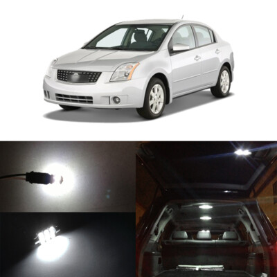 6 X White Led Interior Package License Plate Light For 2007 2012 Nissan Versa Ebay