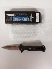 Cold Steel Counter Point II #10AC AUS-8A Steel Folding Pocket Knife NIB