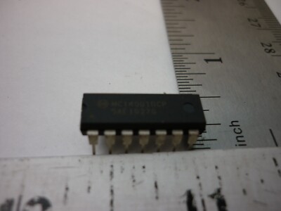 (LOT OF 3) Motorola MC14001BCP nte4001b Integrated Circuit CMOS, Quad 2b  Input