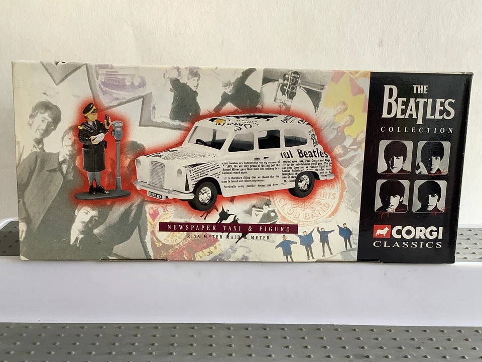 ✅Corgi Classics - Collezione The Beatles "Giornale - Taxi+Figura" (FE43-22S9/5) - Immagine 3 di 4