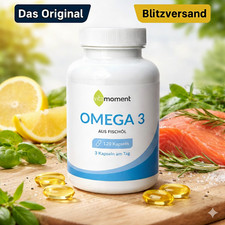 Omega 3 Fischöl 120 Kapseln Hochdosiert Das Original Blitzversand Top Preis !!!