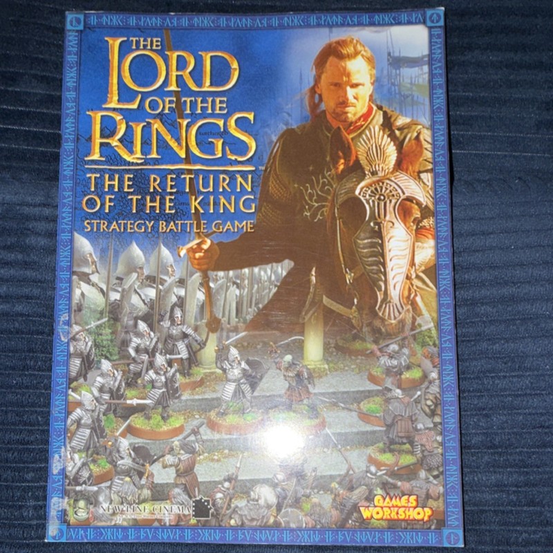 Games Workshop Lord of the Rings Return of the King Strategy Battle Rulebook