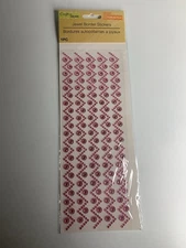 Crafter’s Square Jewel Border Sticker Pink