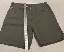 Carhartt Shorts Womens 14 Workwear Utility Carpenter Vintage Style Green