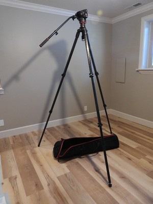 Manfrotto tripod system 535 MPRO CF Tripod ~ 504X  Head ~ MOVE ~ MBAG100PN bag