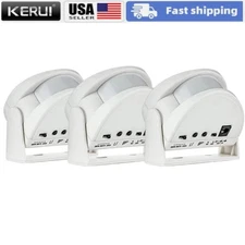 KERUI 3Pack Wireless PIR Motion Sensor Door Bell Shop Visitor Alert For Office  