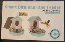 Smart Bird Feeder with Camera Solar Powered, Auto Capture & AI Identify