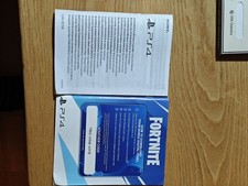 Manual DualShock 4 PS4 + tarjeta Fortnite…