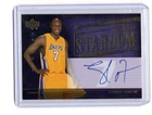 2004-05 Upper Deck Trilogy #SI-LO Lamar Odom Signs of Stardom LA Lakers Gold