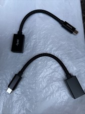 Syntech USB C to USB OTG Adapter Pack of 2 Space Black USB Type C