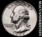 1962 Washington Quarter- Silver- Choice Gem Brilliant Uncirculated #J4166